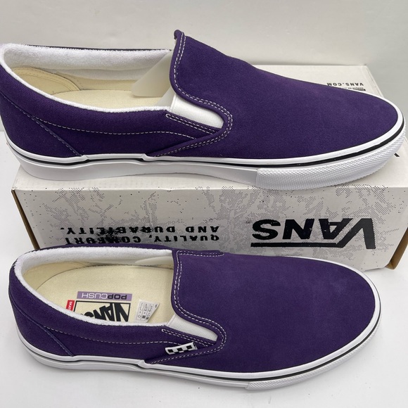 Vans Men’s Classic Purple Skate Slip-On
Purple/Black
VN0A2Z31PCA Sneakers - Picture 2 of 16